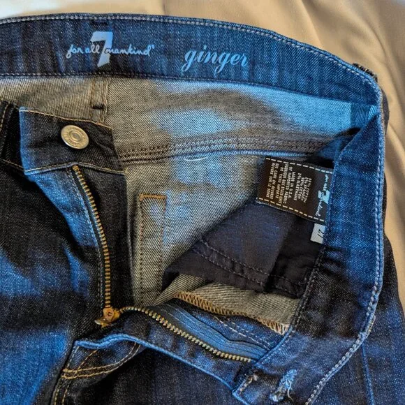 7 For All Mankind Ginger, Bootcut Jeans - Picture 2 of 3